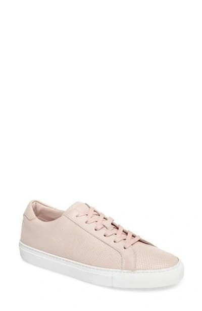 Greats Royale Low Top Sneaker In Blush Perforated