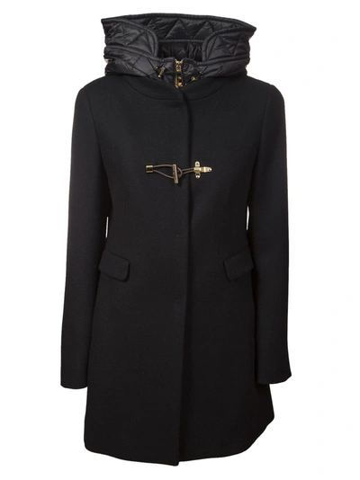 Fay Double Front Duffle Coat In Bnero