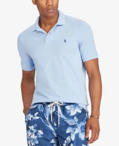 Polo Ralph Lauren Classic Fit Short Sleeve Polo Shirt In Blue