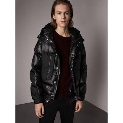 burberry hooded puffer jacket