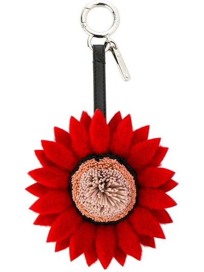 Fendi Daisy Charm In F10dk-red-plaster