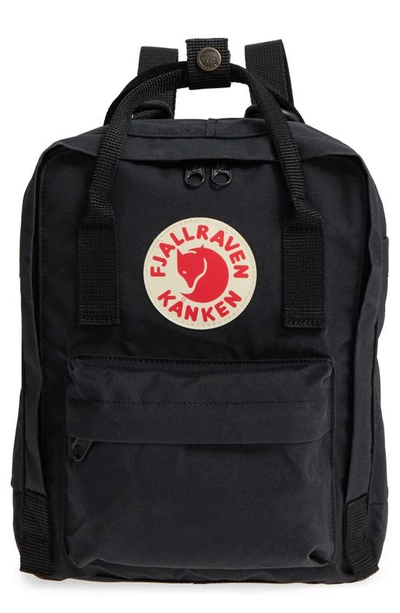 Fjall Raven Mini Kånken Water Resistant Backpack In Black