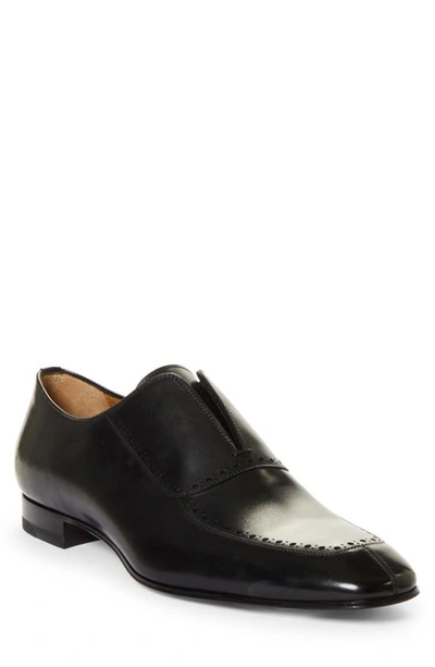 Christian Louboutin Men's Lafitte On Patent Laceless Oxfords In Black