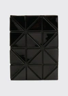 Bao Bao Issey Miyake Geo Bifold Card Case In 16 Matte Black