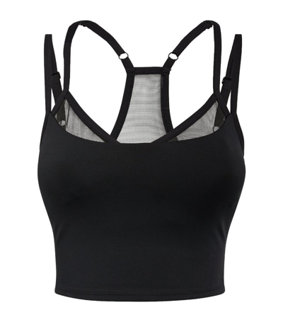 Alo Yoga Airlift Double Check Bra Tank In Black
