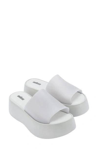 Melissa Women's Becky Scented Platform Slide Sandals In White