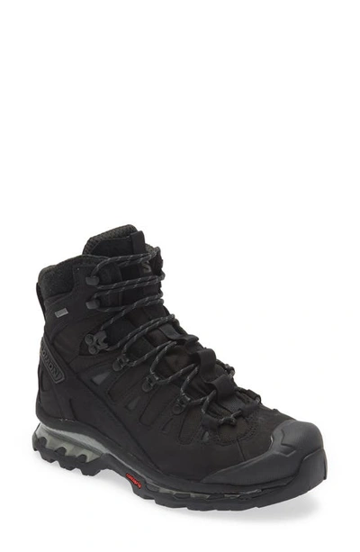 Salomon Quest Gtx Advance Hiking Boots - Men's - Calf Leather/fabric/rubber In Black
