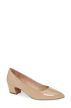 Linea Paolo Bardot Pump In Maple Sugar Patent Leather