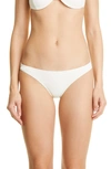 Totême Mini Recycled Polyamide Blend Bikini Bottoms In Tofu