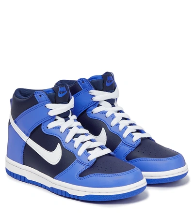 dunk high medium blue