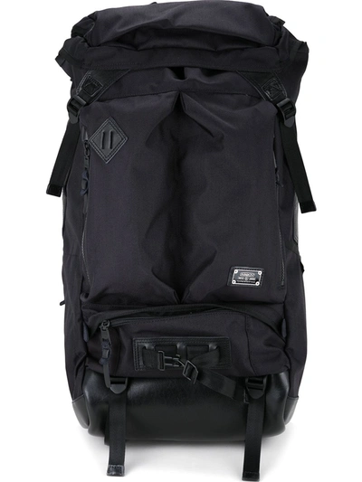 As2ov Ballistic Nylon 2pocket Backpack In Black
