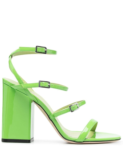 Paris Texas Maria 110mm Sandals In Green
