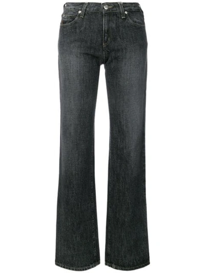 Armani Jeans Straight Jeans In Grey