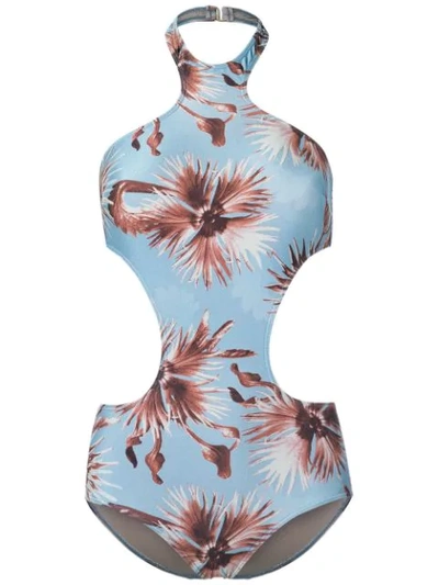Adriana Degreas Panelled Swimsuit In 400