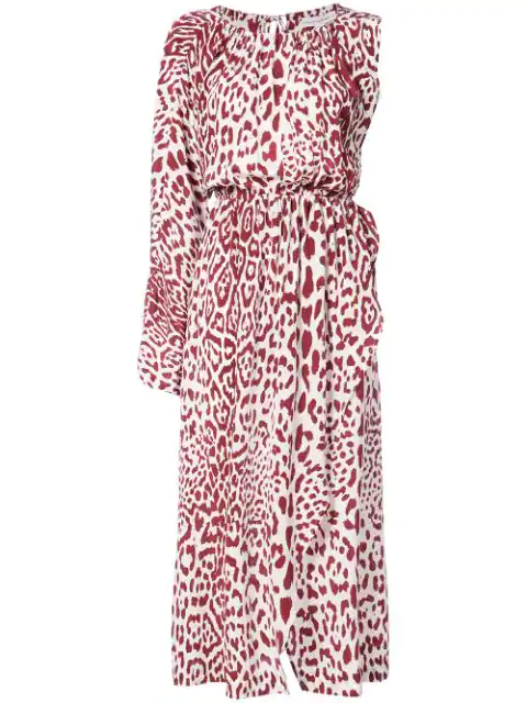 robert rodriguez leopard dress