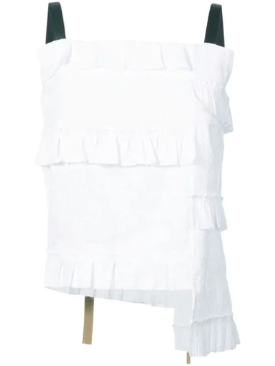 Loewe Broderie Anglaise Ruffle Camisole In White