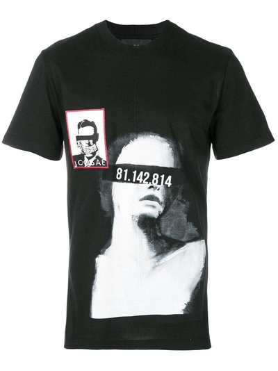 Icosae Printed T-shirt - Black