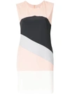 Olympiah Panelled Shift Dress - Multicolour