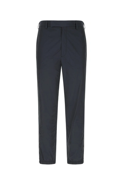 Prada Techno Stretch Pants In Nero ModeSens