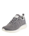 Apl Athletic Propulsion Labs Athletic Propulsion Labs Women's Techloom Pro Knit Lace Up Sneakers In Metallic Silver