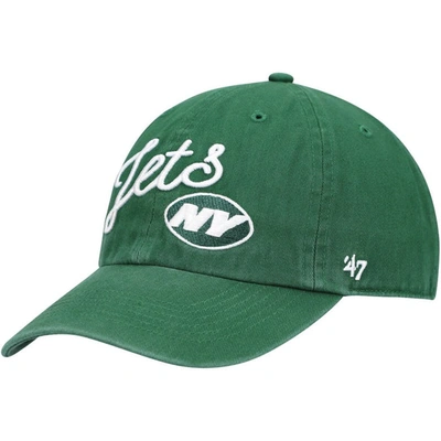 47 ' Green New York Jets Millie Clean Up Adjustable Hat