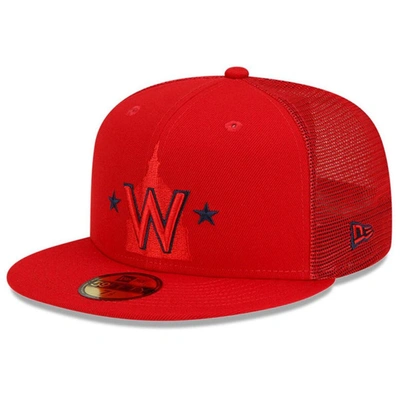 New Era Red Washington Nationals 2022 Batting Practice 59fifty Fitted Hat