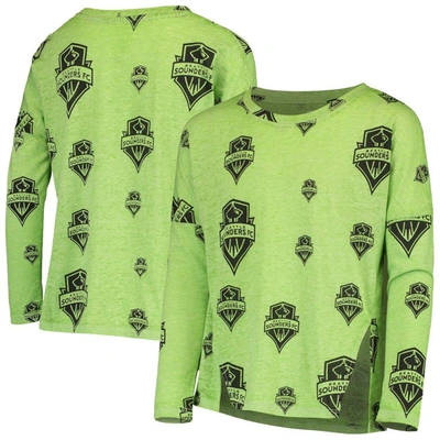 Outerstuff Kids' Girls Youth Rave Green Seattle Sounders Fc Back