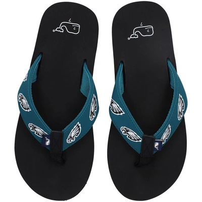 Vineyard Vines Philadelphia Eagles Flip Flops In Green