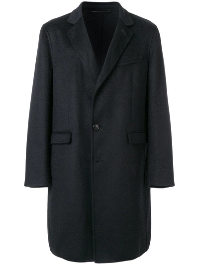 Liska Single Breasted Coat In Black