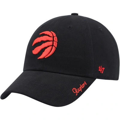 47 ' Black Toronto Raptors Miata Clean Up Logo Adjustable Hat