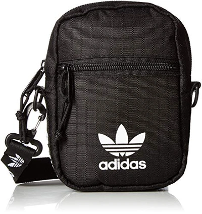 Adidas Originals Festival Crossbody Bag In Black/white 1 | ModeSens