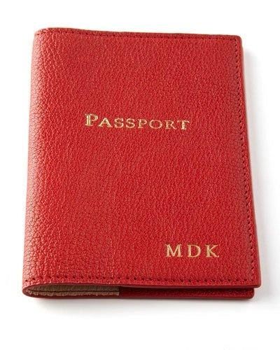 Graphic Image Personalized Passport Cover In Green