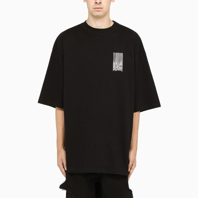 Balenciaga Black And White Vintage T-shirt In ["black"/ "white"]