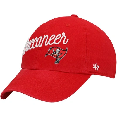 47 ' Red Tampa Bay Buccaneers Millie Clean Up Adjustable Hat