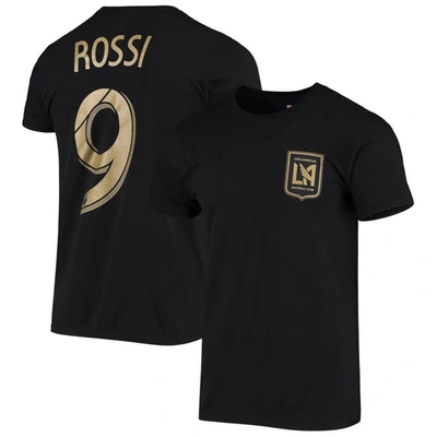 Fanatics Branded Diego Rossi Black Lafc Authentic Stack T-shirt