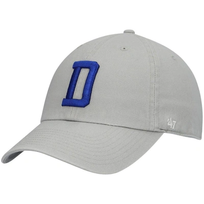 47 ' Gray Dallas Cowboys Clean Up Adjustable Hat