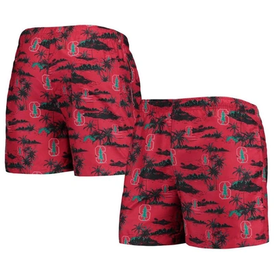 Foco Cardinal Stanford Cardinal Island Palm Swim Trunks