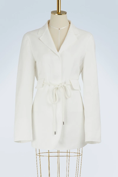 Jil Sander Eastwood Cotton Jacket In White