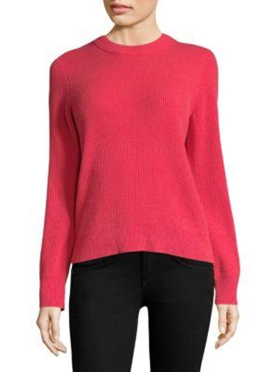 Rag & Bone Ace Ribbed Cashmere Sweater In Coral