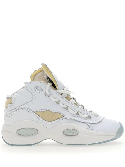 Reebok White Leather Project 0 Tq Memory Of Sneakers Nd Maison Margiela Donna|uomo 9+