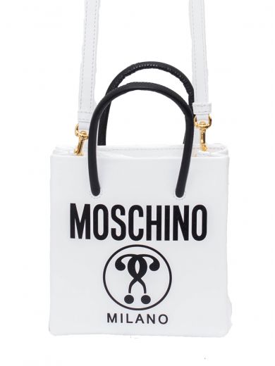 Moschino - Borsa A Spalla In White | ModeSens