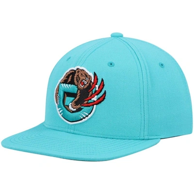 Mitchell & Ness Men's  Turquoise Vancouver Grizzlies Hardwood Classics Team Ground 2.0 Snapback Hat