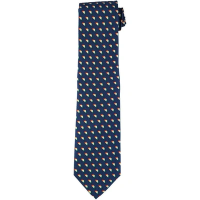 Vineyard Vines Navy Arnold Palmer Umbrella Logo Tie