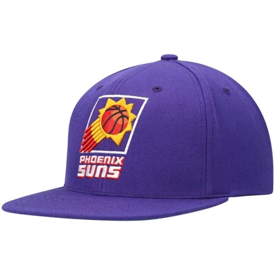 Mitchell & Ness Purple Phoenix Suns Hardwood Classics Team Ground 2.0 Snapback Hat