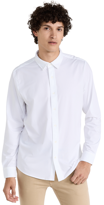 Rhone Commuter Shirt In Bright White