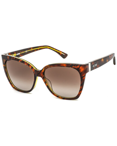 Moschino Women's Mos066/s 55mm Sunglasses In Brown