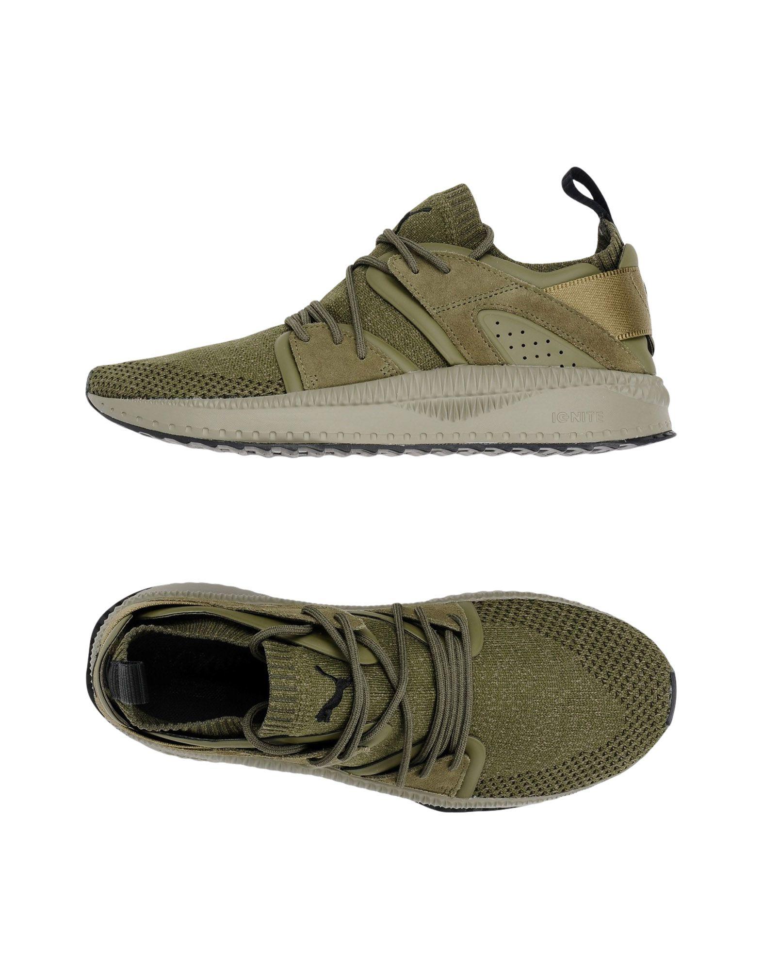 puma green sneakers