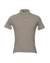 Authentic Original Vintage Style Polo Shirts In Grey