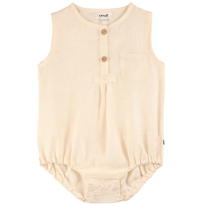 Oeuf Babies' Romper Off-white