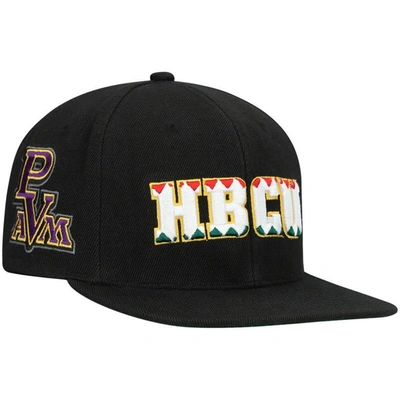 Mitchell & Ness Men's  Black Prairie View A&m Panthers Pattern Snapback Hat